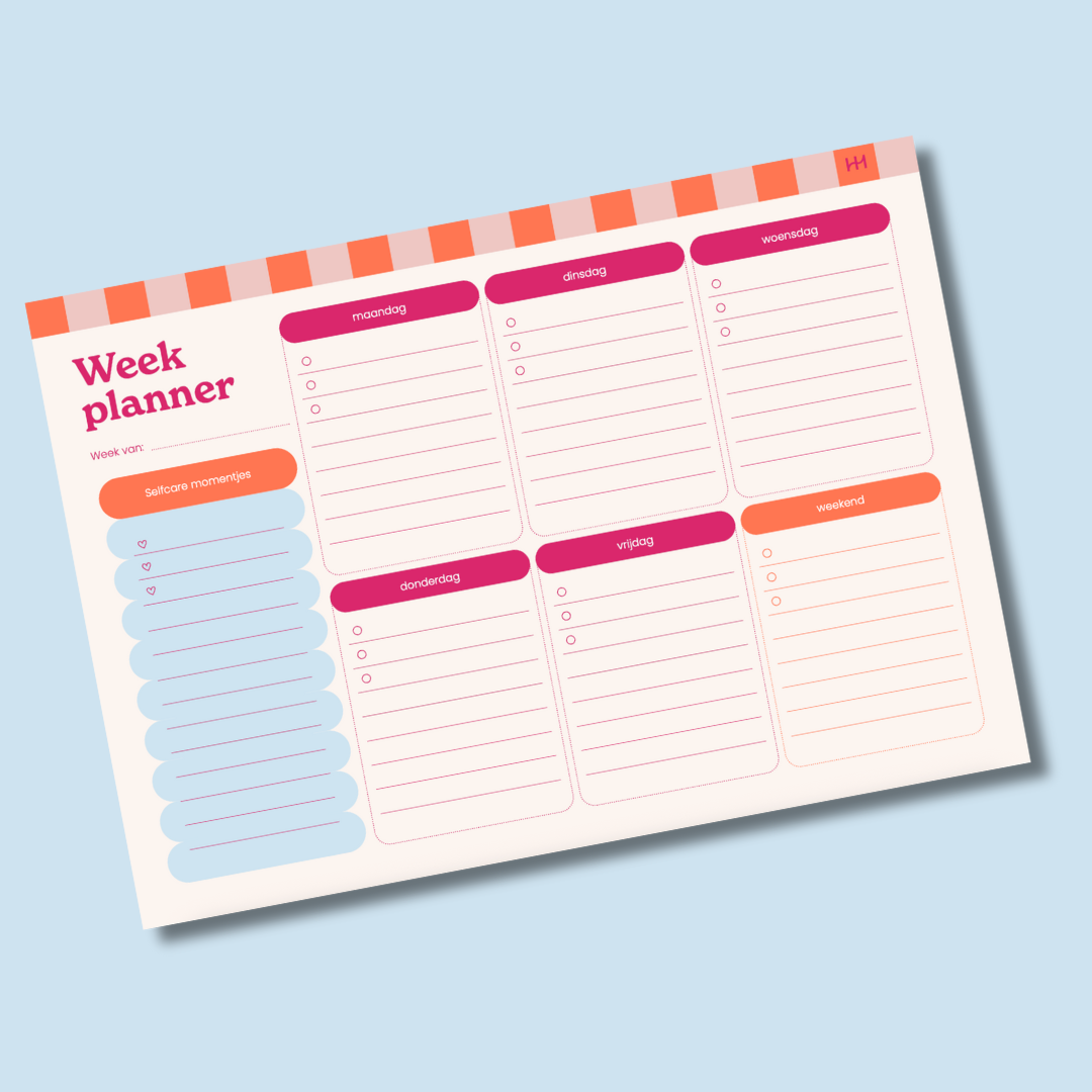 Best verkocht: Healthy Habits weekplanner
